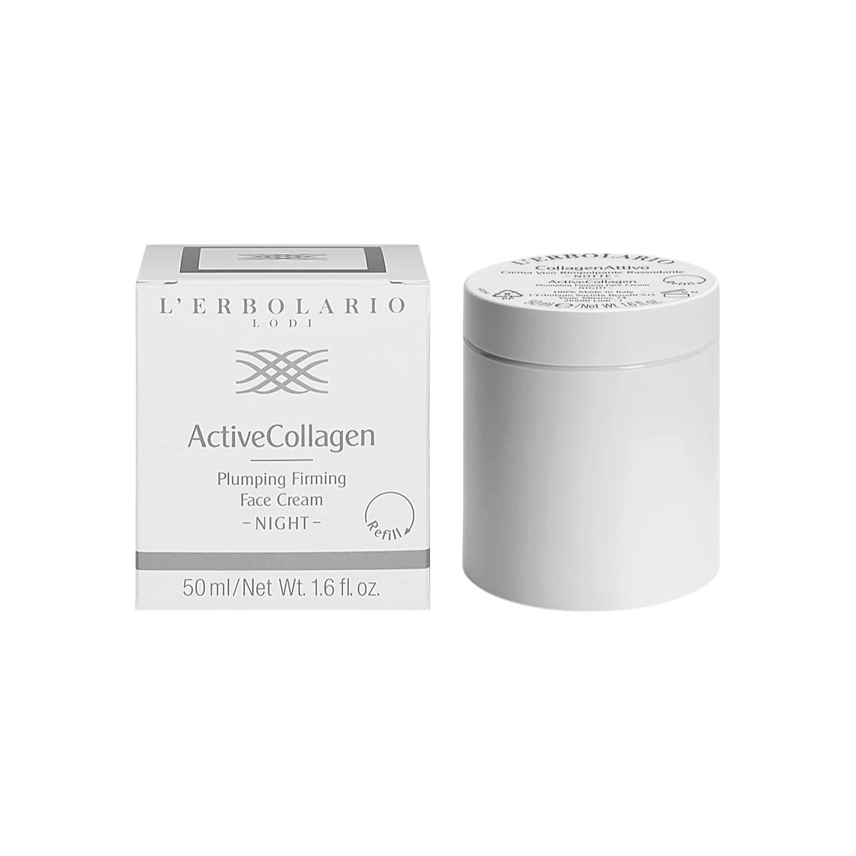 活性膠原蛋白豐盈緊緻晚霜 50毫升 -補充裝