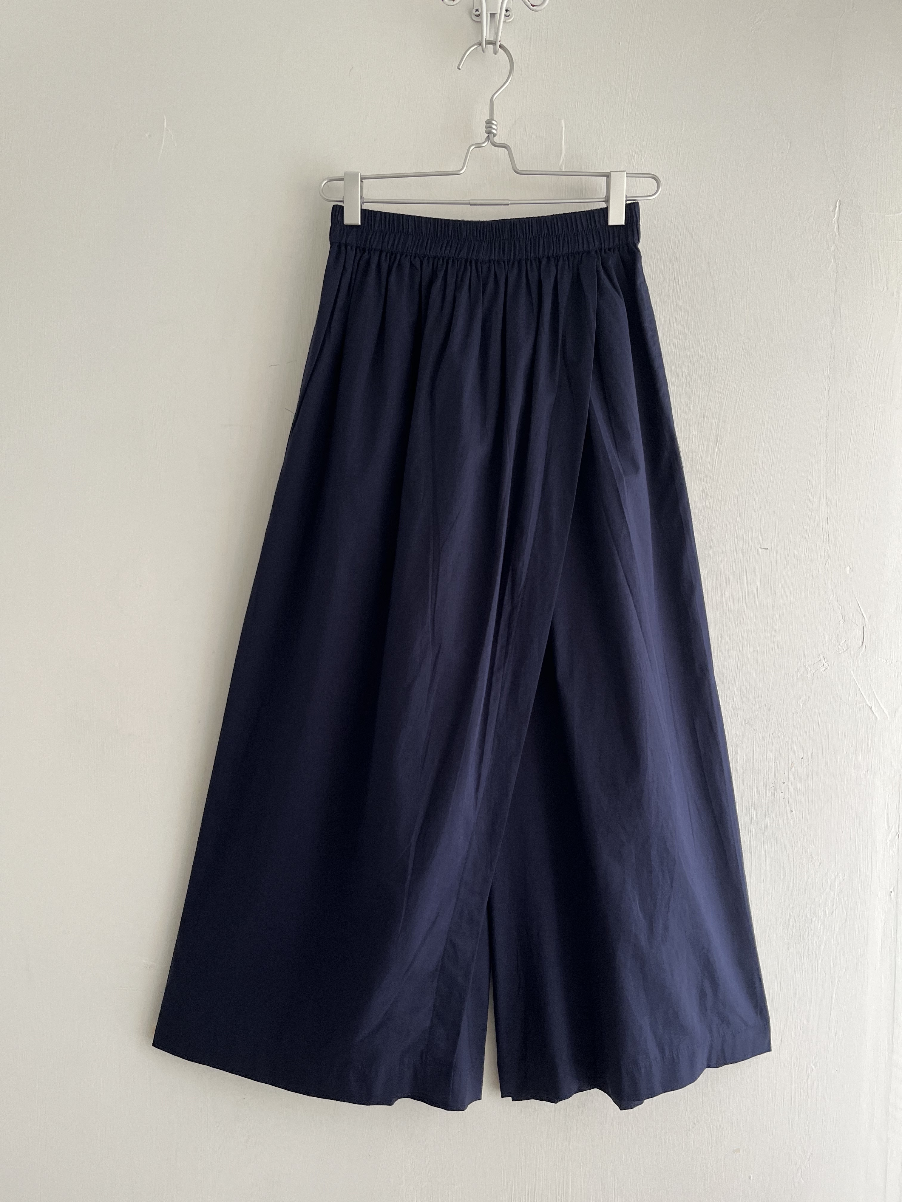 藍色全橡筋裙褲