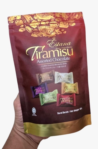 Estana Tiramisu Assorted Chocolate 125g