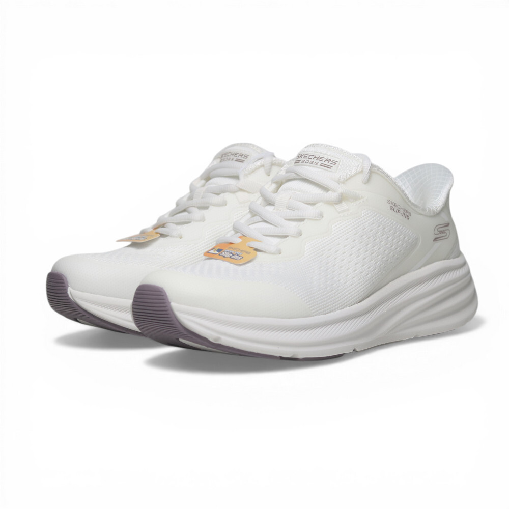 SKECHERS 慢跑鞋 BOBS SKILLZ 全白 瞬穿 運動鞋 女 117756WHT