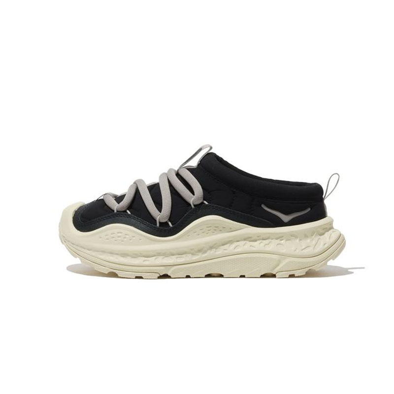 （門市現貨）男女鞋 HOKA ONE ONE ORA PRIMO 黑白奶油 麵包拖鞋 休閒鞋【1141570-BCKV】