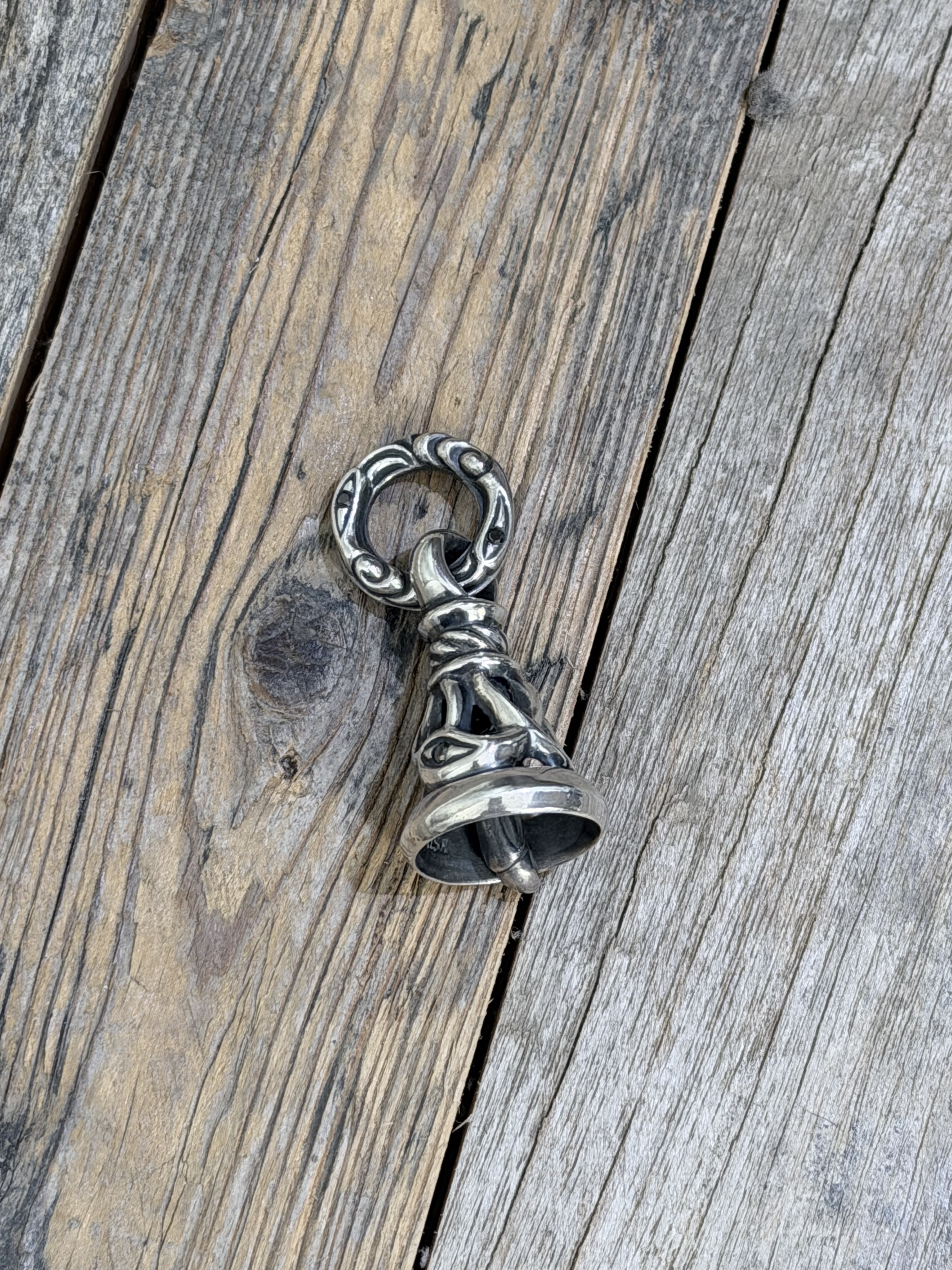 Lone Ones Crane Bell M with Black Diamonds