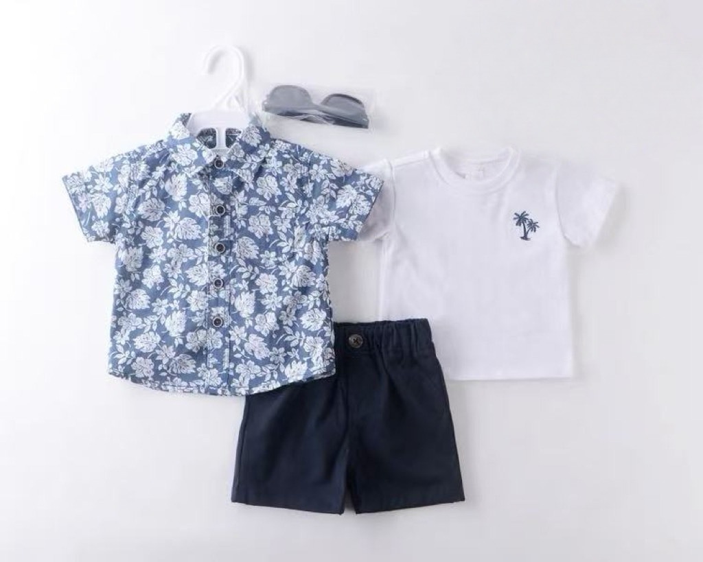 渡假風襯衫四件組