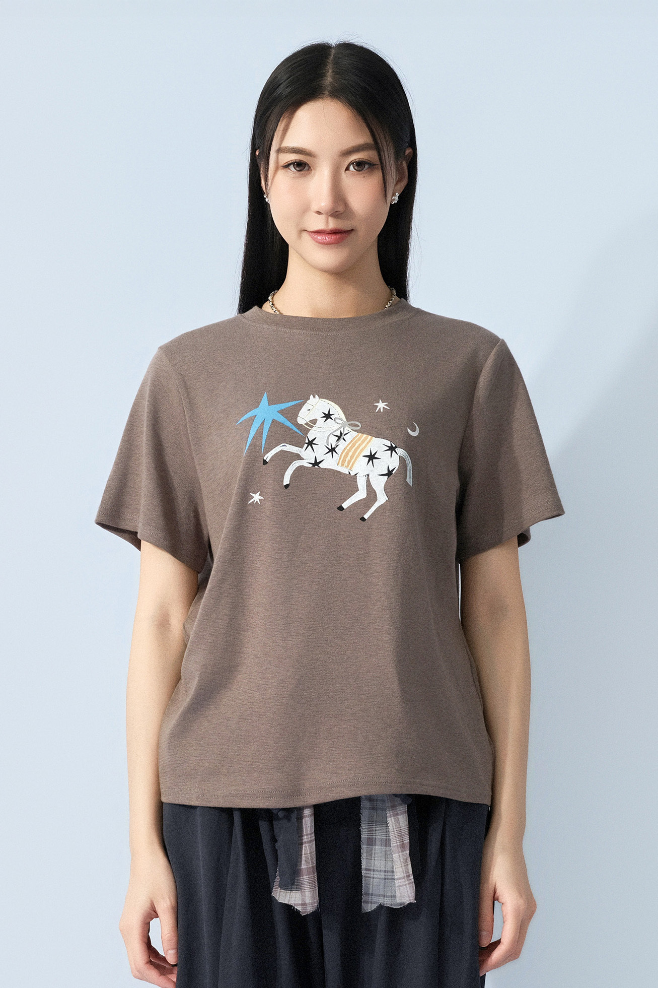 星星白馬圖案tee (預購產品）