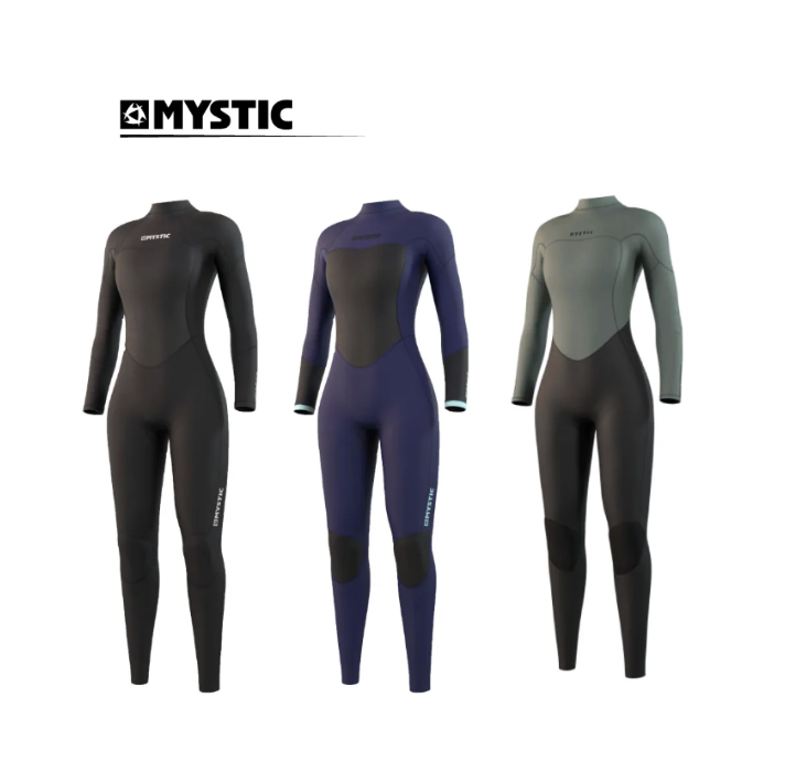 ▲MYSTIC STAR 3/2mm女款 後拉連身防寒衣 內火布