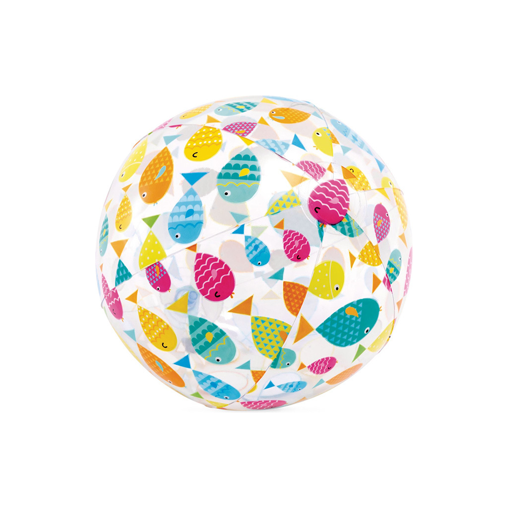 活潑印花充氣沙灘球