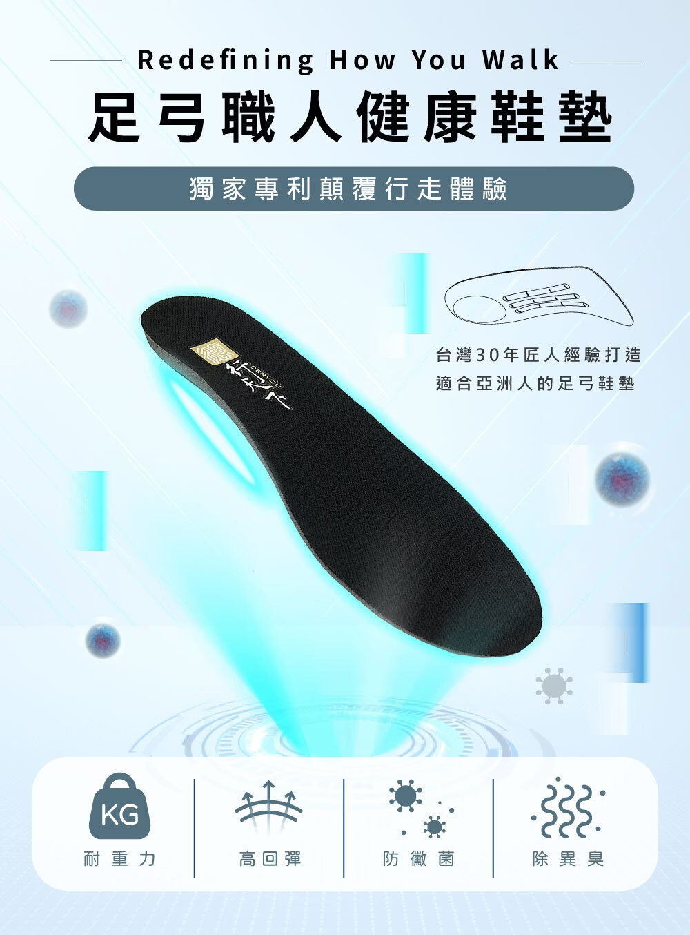 足弓職人健康鞋墊