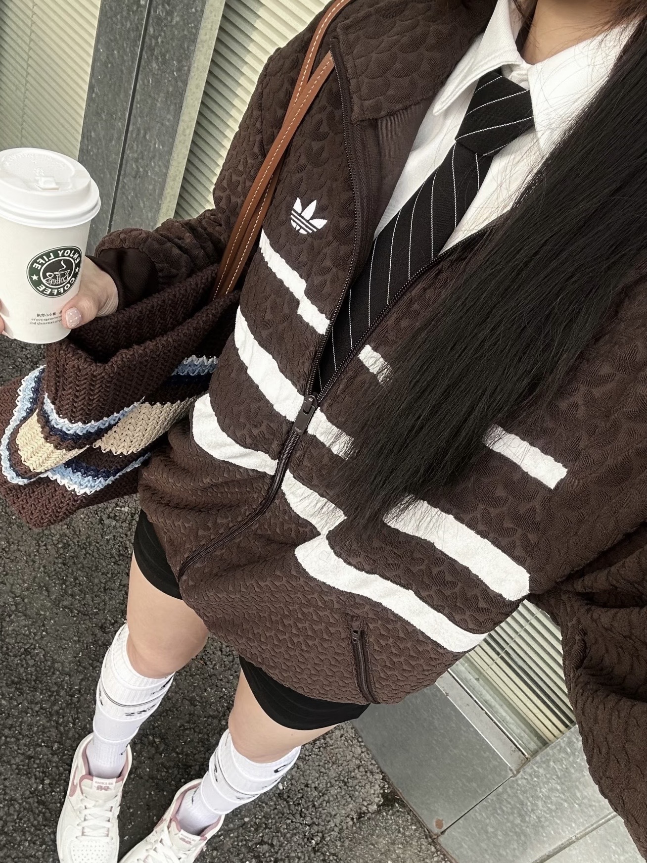 <超好看必買>Adidas Originals Monogram Track Top 三葉草 老錢風 立領 外套 復古咖