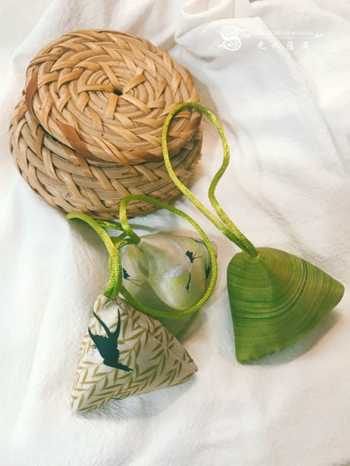 清明節掃墓必備｜艾草香包 3入組 草本清香香包 空間陪伴 隨身香包 車內空間皆適合 -光之薩滿