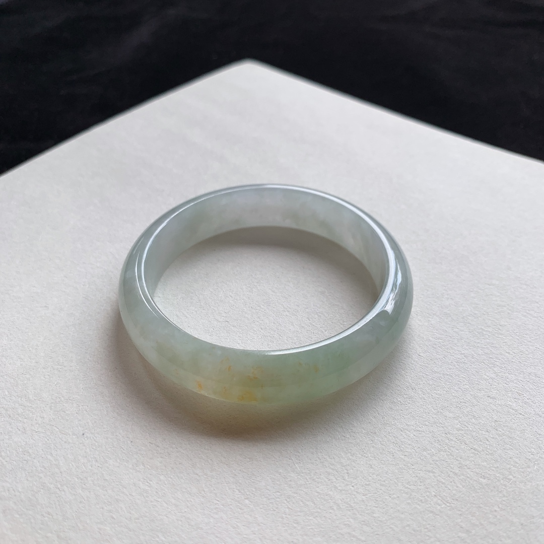 黃翡正圈翡翠手鐲,天然翡翠A玉, 緬甸玉, Jade, Jadeite