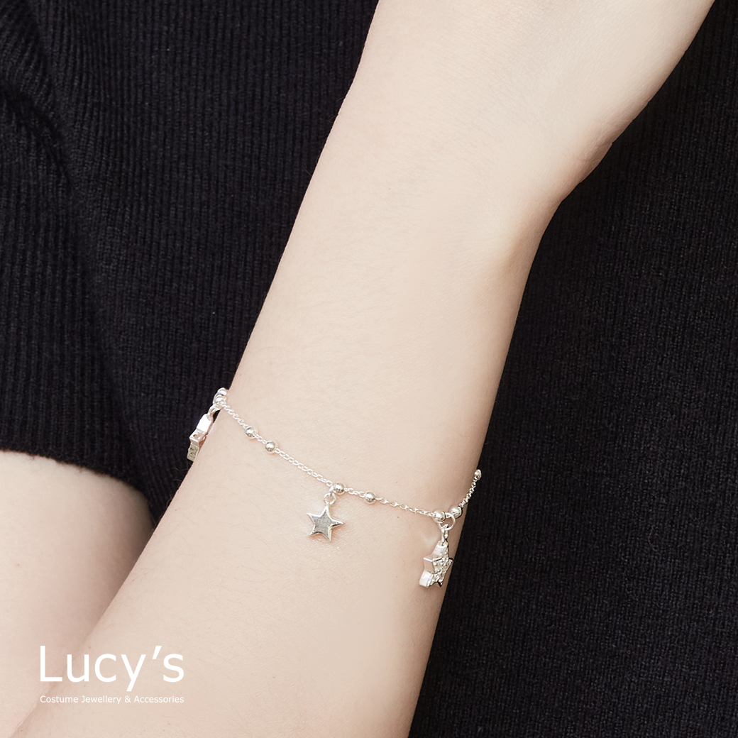 925純銀 星願 手鍊 (127121)