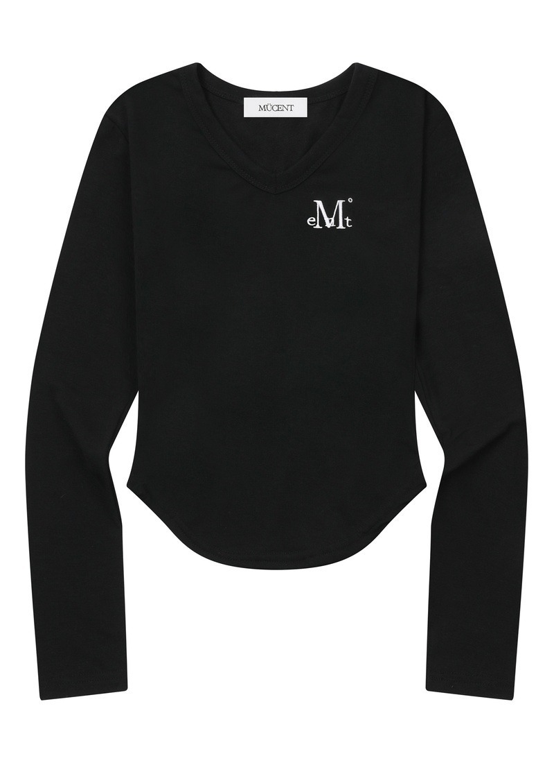 【 4/19收單 】MUCENT ROINA 微刷毛顯瘦V領長袖T恤 韓國