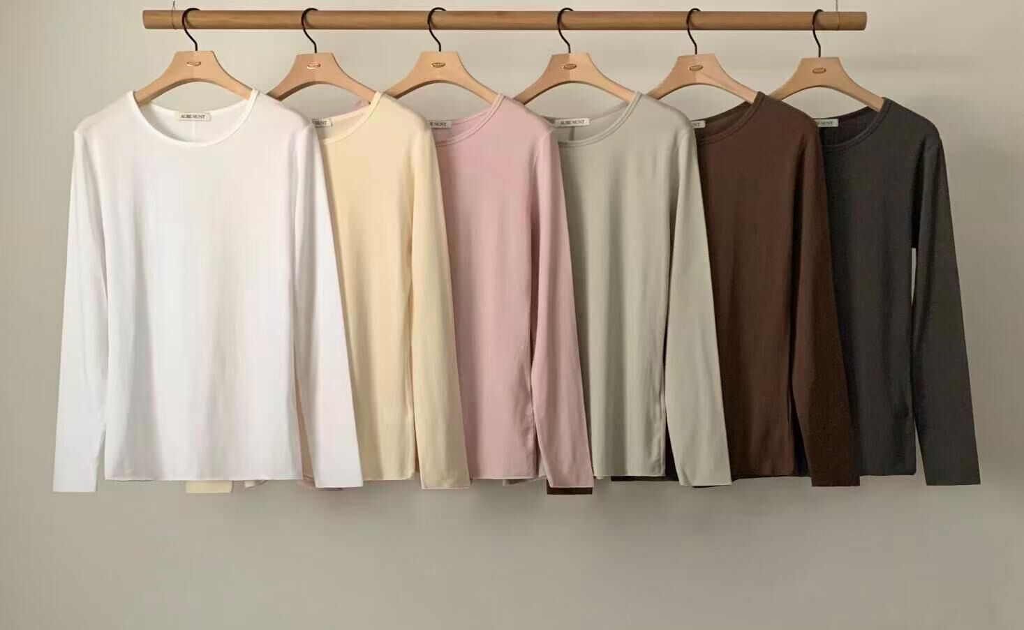 AU6002 多色長袖T