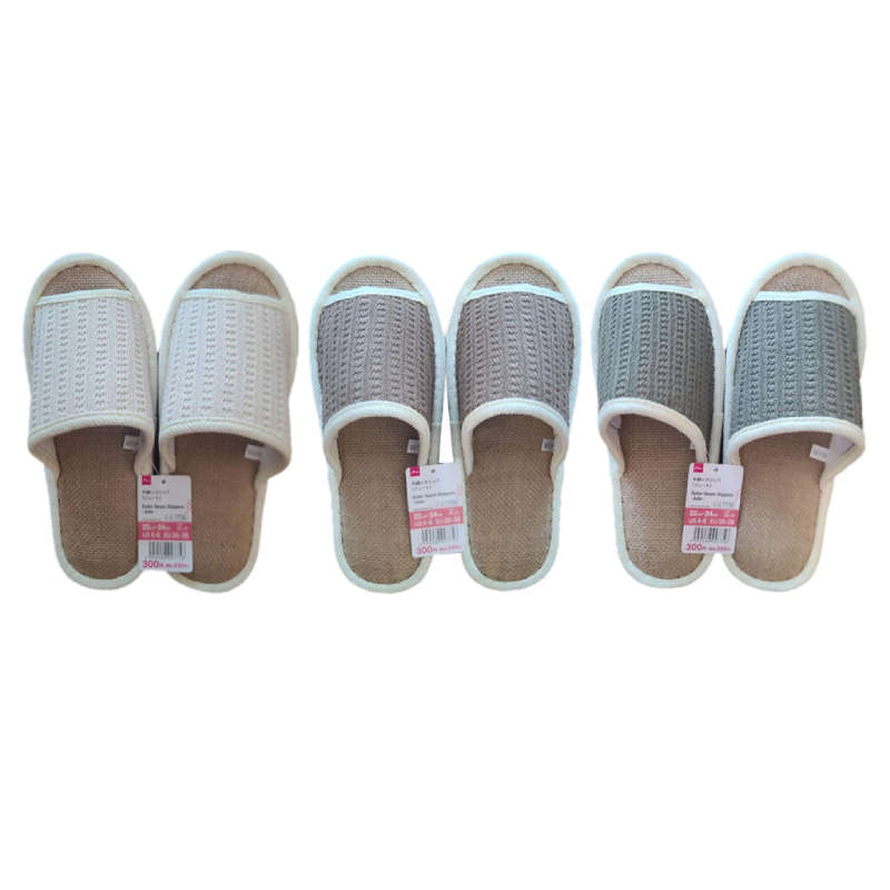 室內拖鞋/黃麻 22～24cm