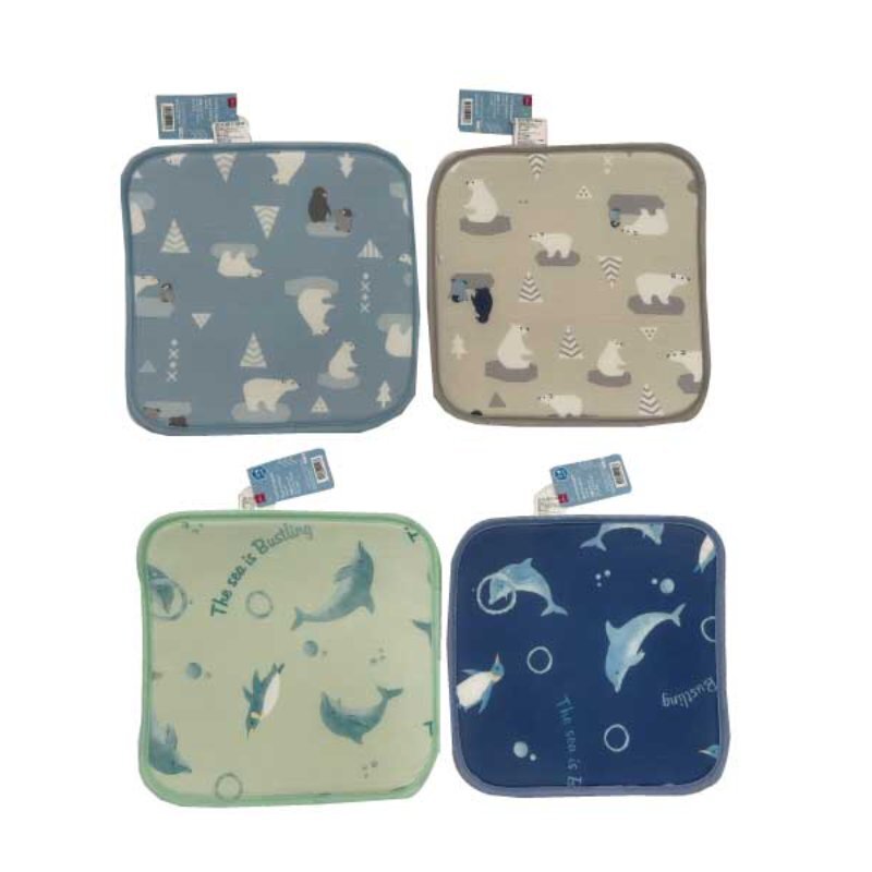 涼感坐墊/動物 A 30×30cm