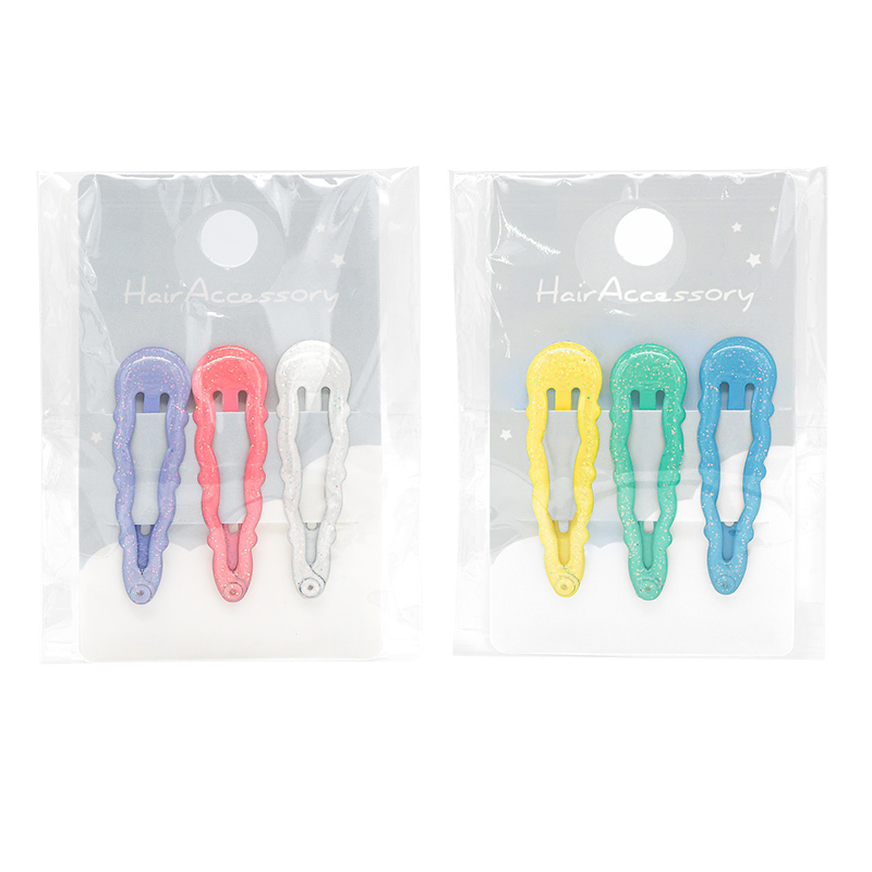 髮夾/馬卡龍色 3入