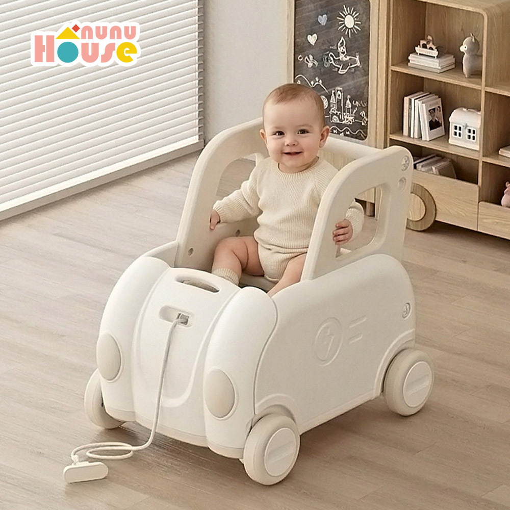 【nunuhouse】汽車造型 多用途 幼童收納學步車