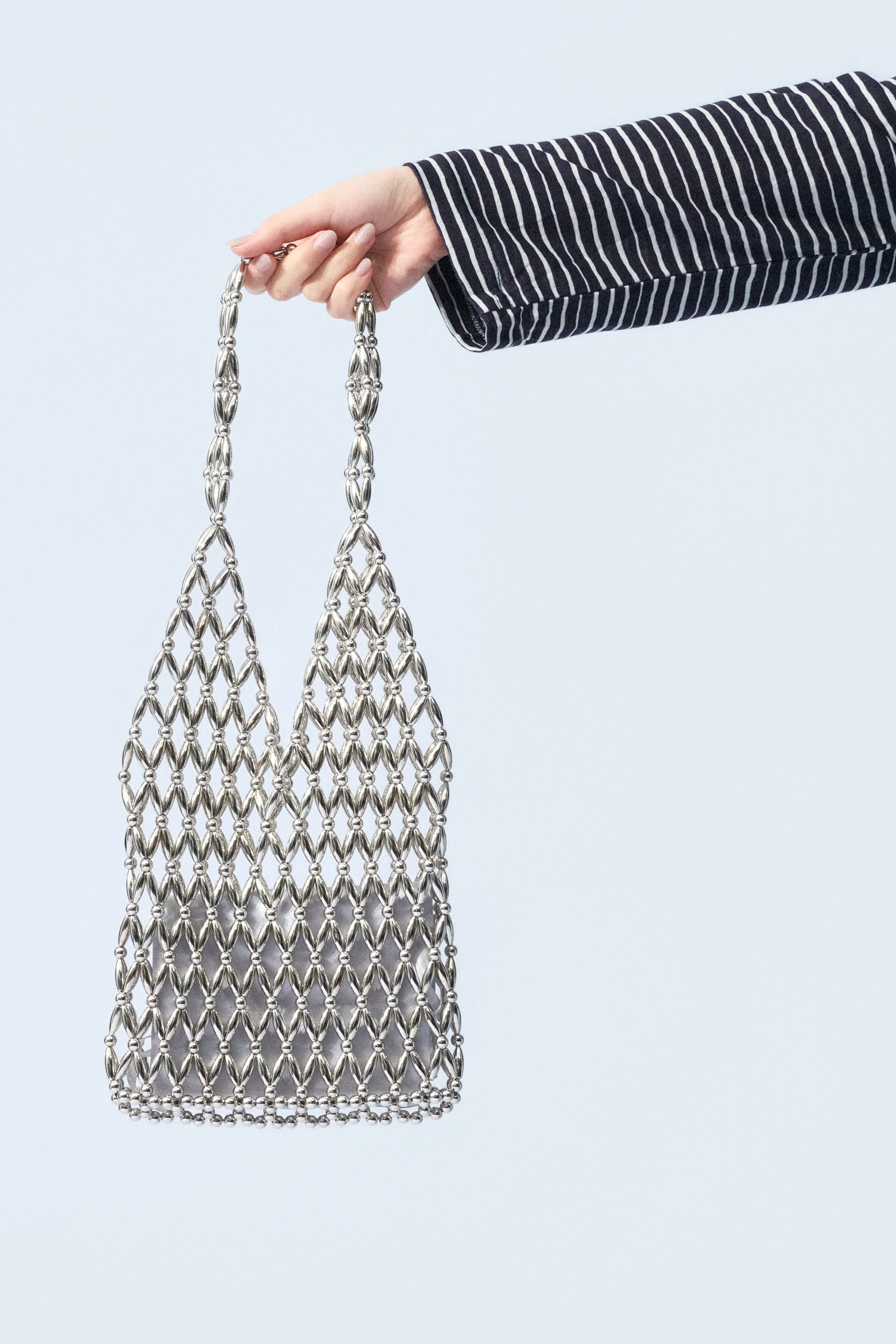 銀珠珠編織包（預購產品）