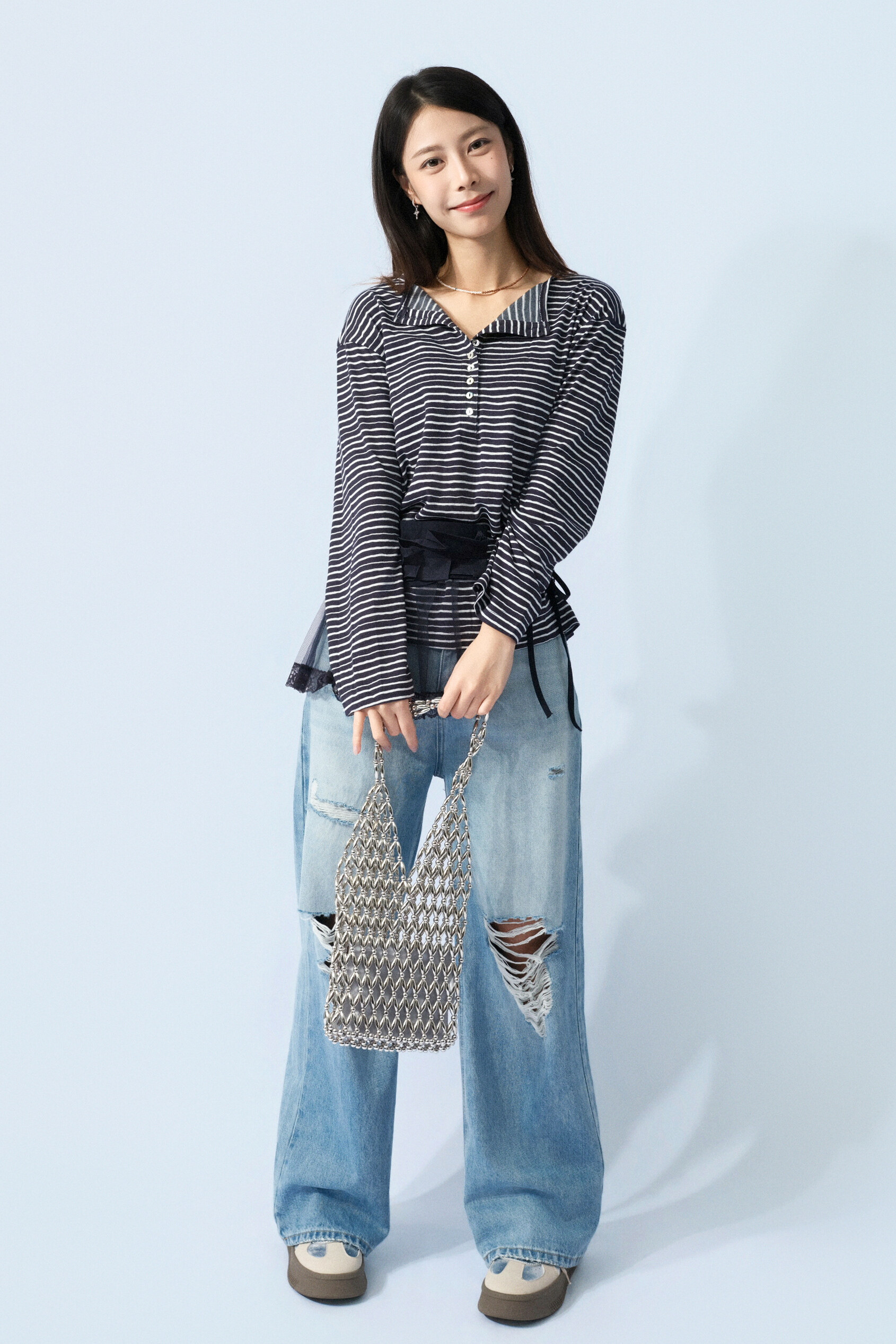 銀珠珠編織包（預購產品）