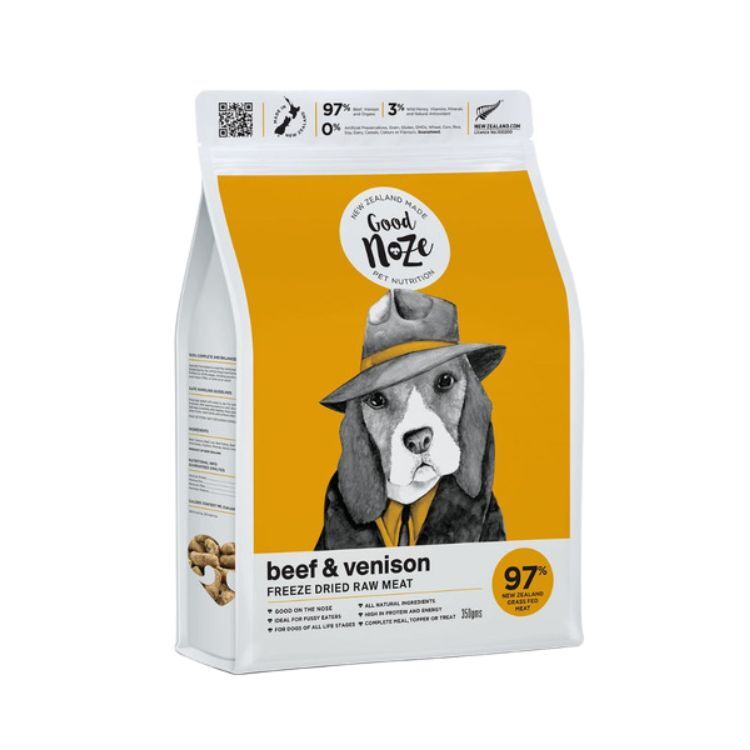 Goodnoze｜狗狗凍乾主食-牛肉+鹿肉 350g