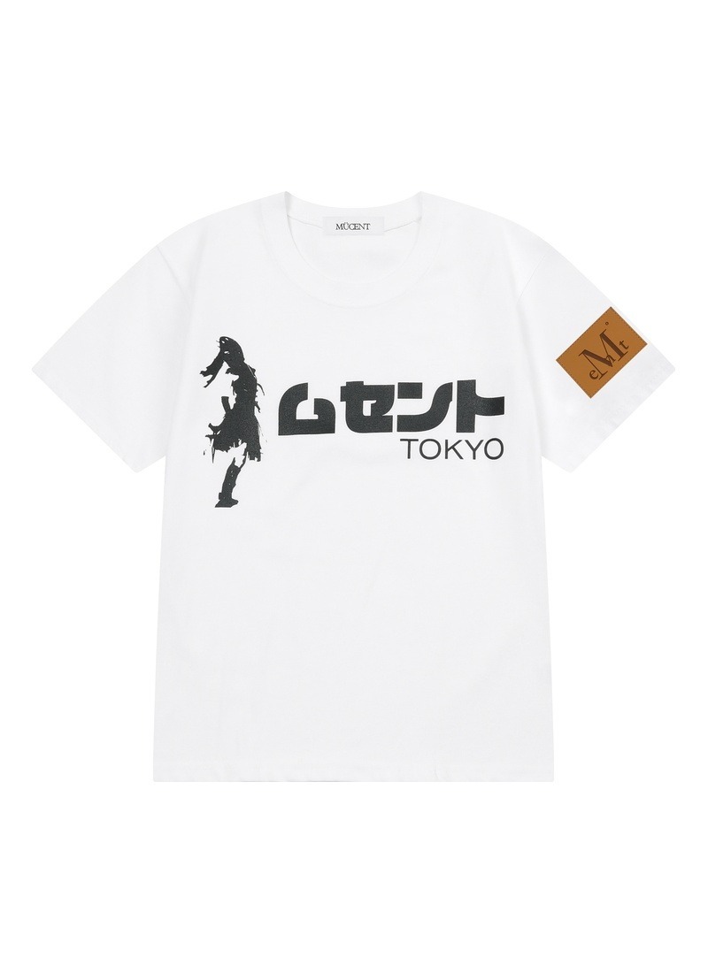 【 4/19收單 】MUCENT 東京澀谷街頭感印花短T 韓國