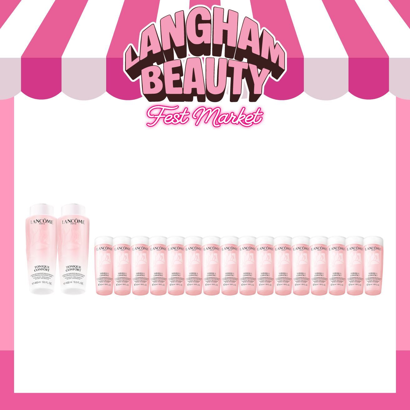 LANCÔME 清瑩保濕水 400ml (2件)套裝