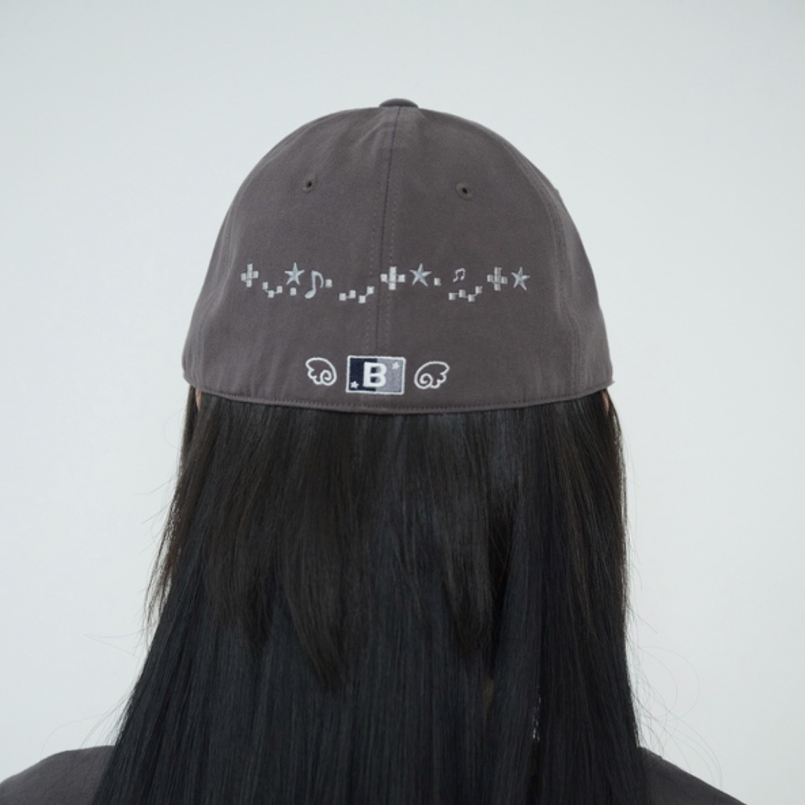 BAUF B MELODY CAP 旋律刺繡 小翅膀 全封帽 帽子 三色 韓國代購