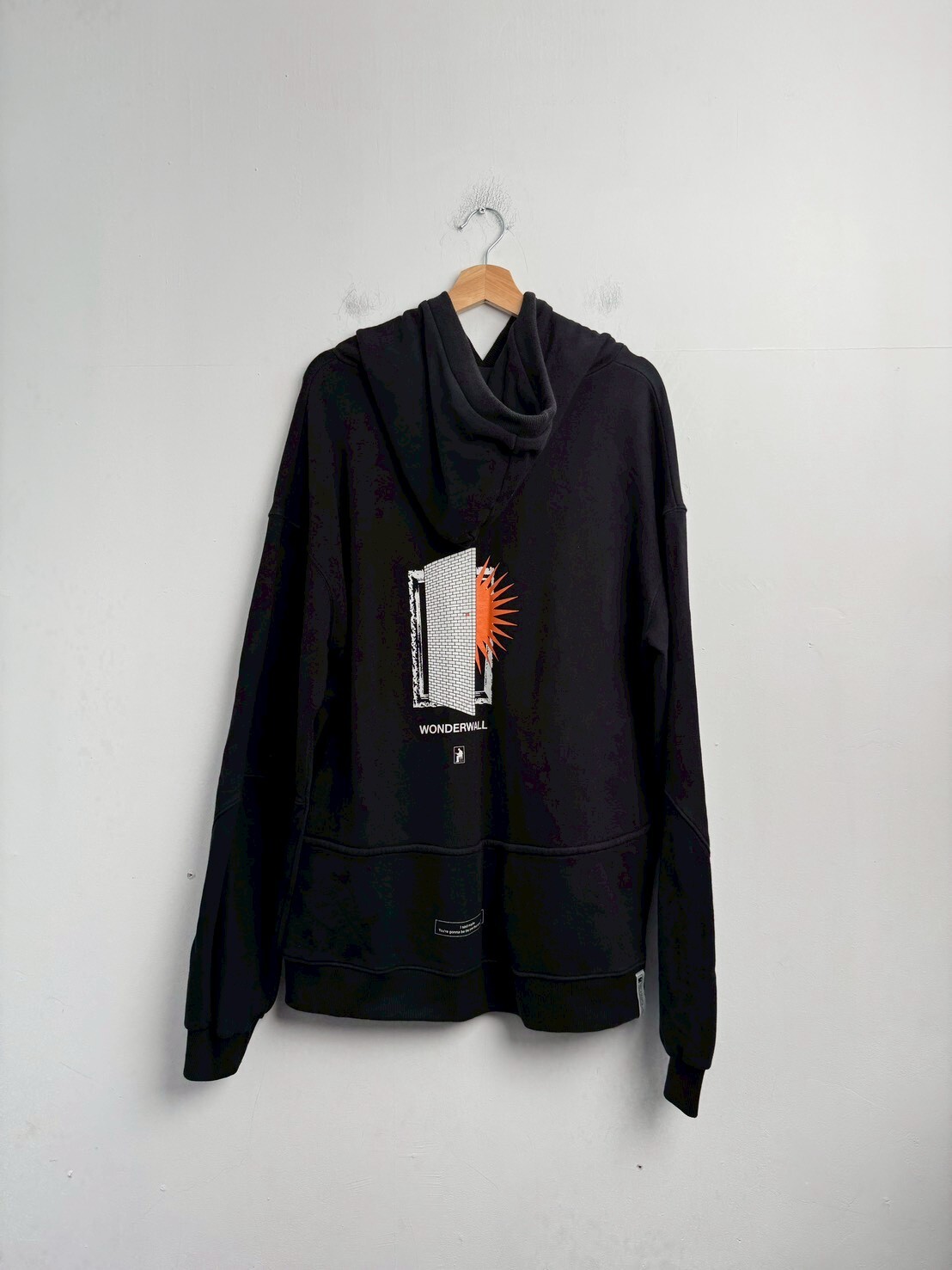 WALL OF SOUND MW-04 “W.W” GRAPHIC PATCHWORK HOODIE SIZE XL