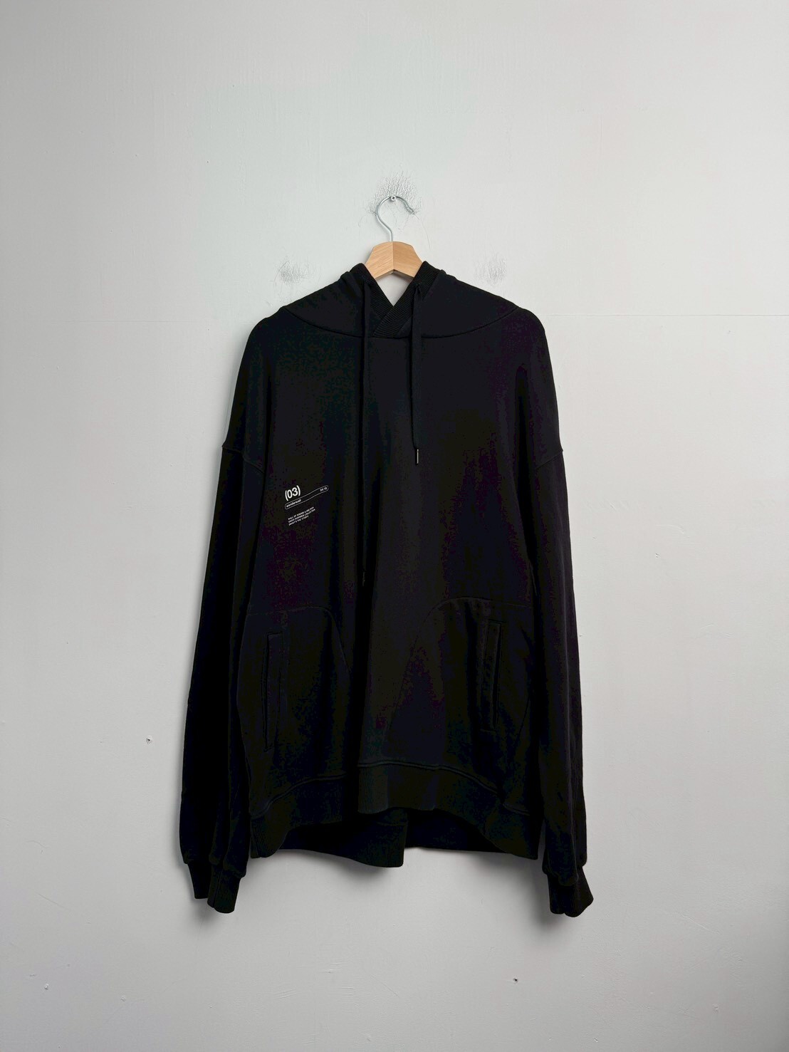 WALL OF SOUND MW-04 “W.W” GRAPHIC PATCHWORK HOODIE SIZE XL