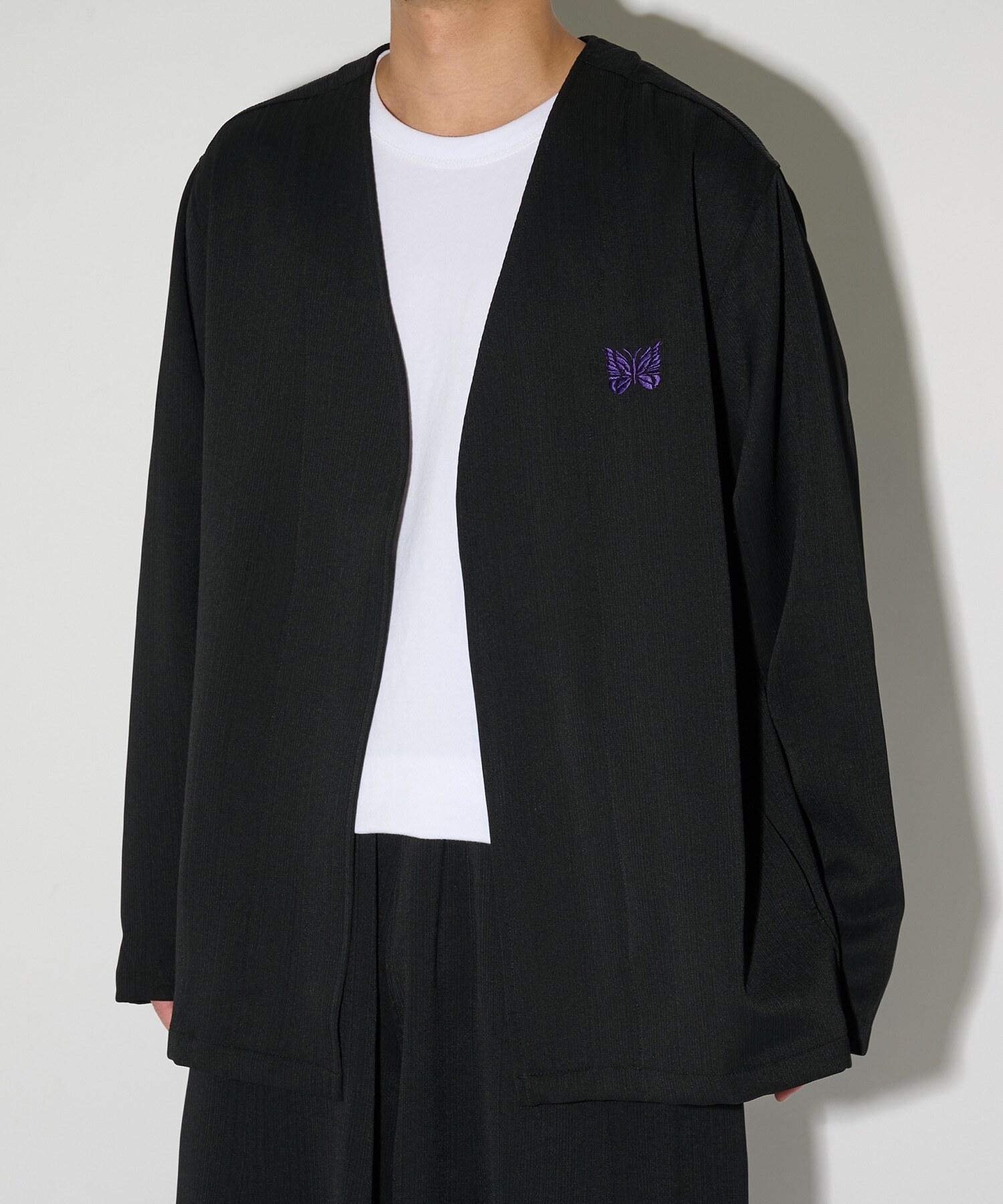 <零時差販售> NEEDLES 日本 限定 studious 別注 Art Pique 長袖 開襟衫 兩色