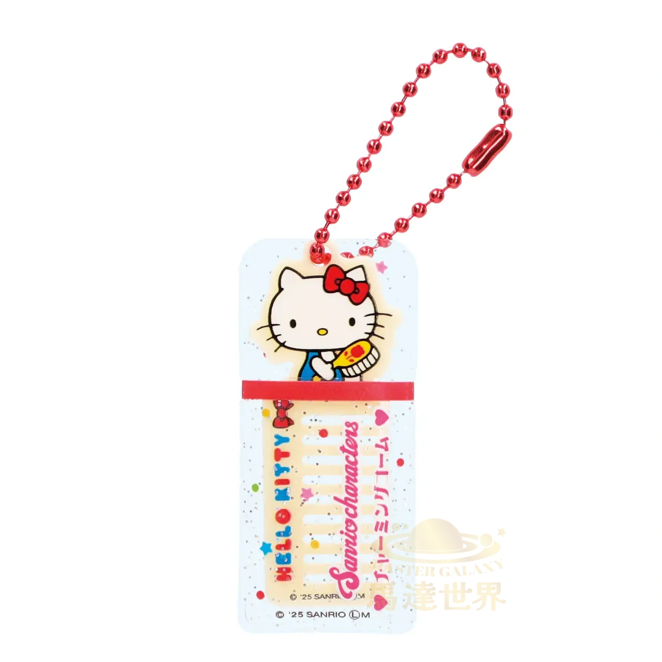 Benelic 扭蛋-三麗鷗卡通人物魅力梳子壓克力掛件-Hello Kitty