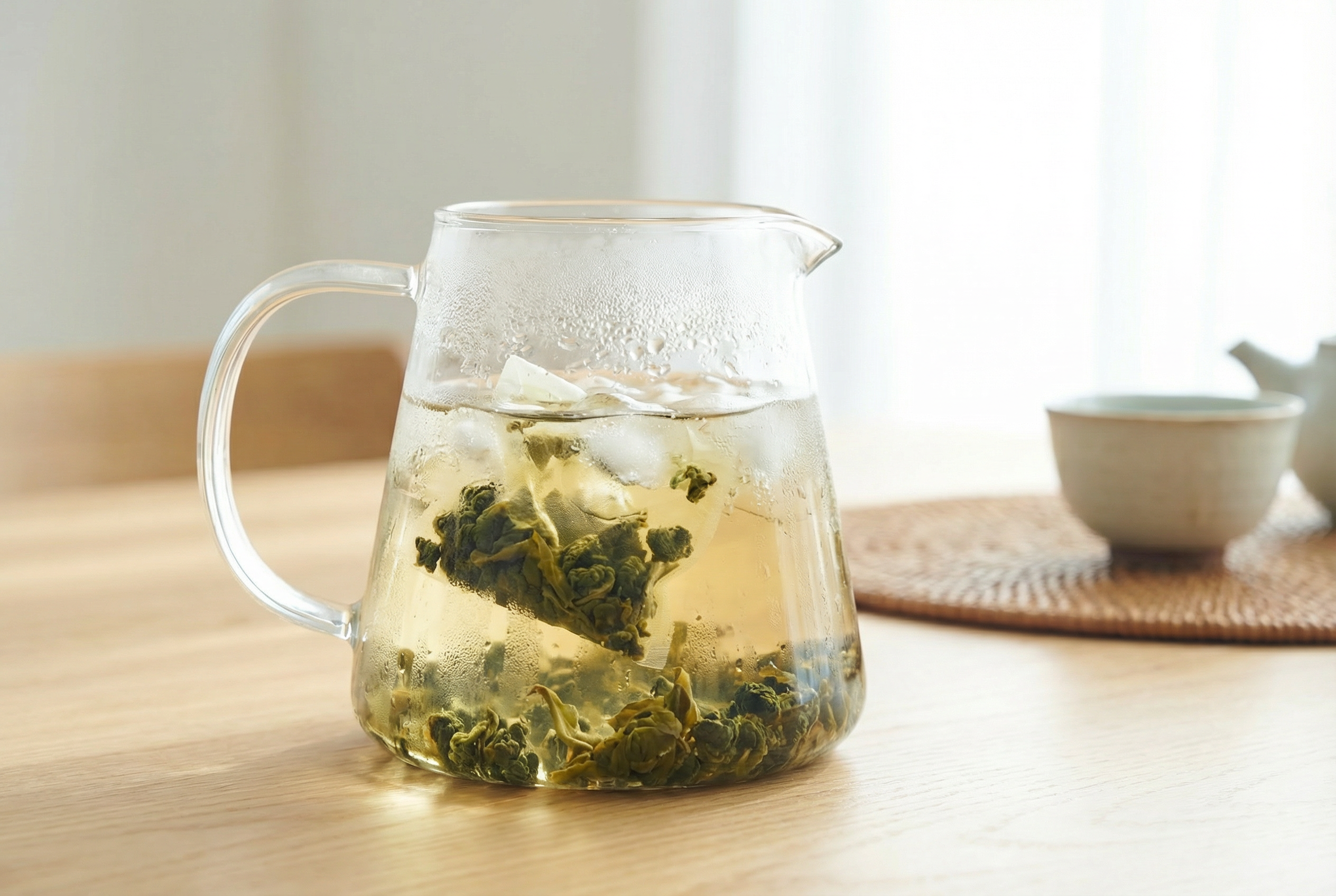 金萱茶冷泡過程