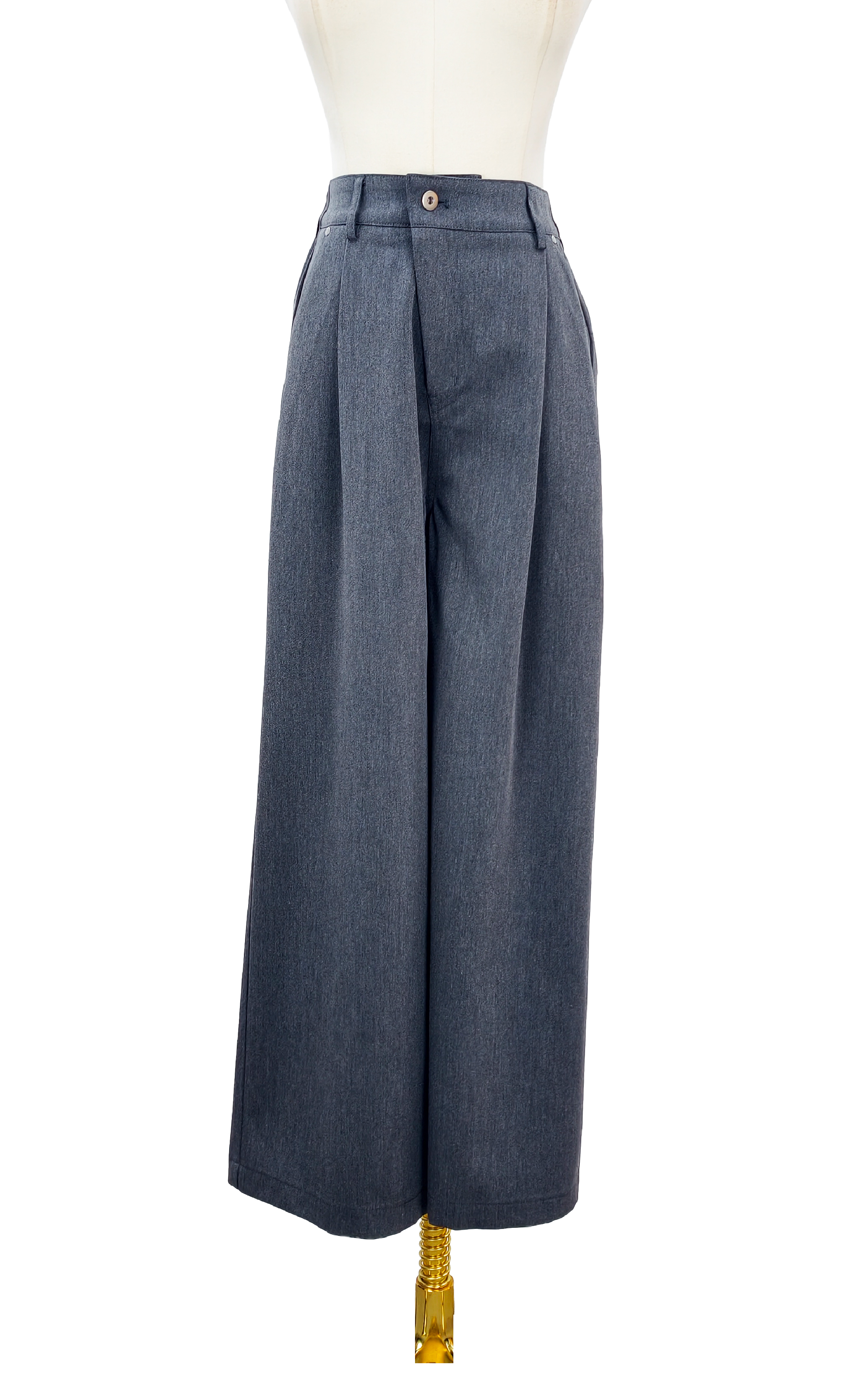 鈕扣剪裁長褲 PT0151