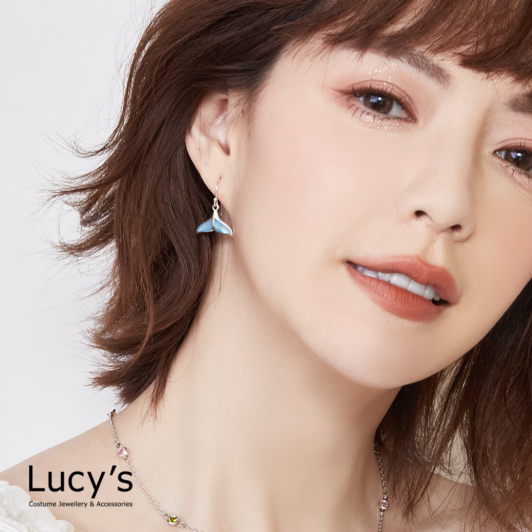 925純銀 海洋傳奇 耳勾耳環 (127306)