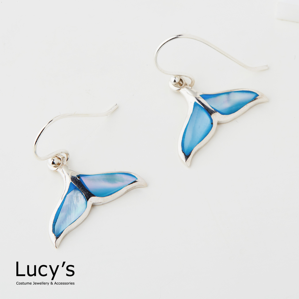 925純銀 海洋傳奇 耳勾耳環 (127306)