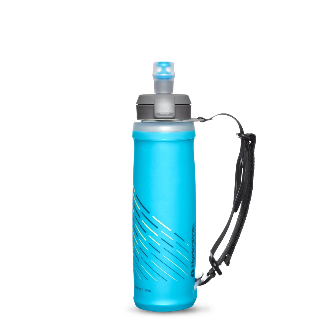 Hydrapak SKYFLASK SPEED 軟式運動水壺 500ml (配有可調式手帶)