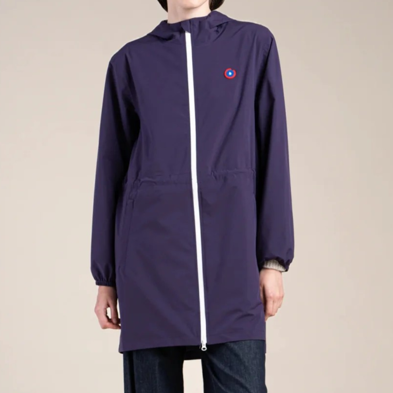 1FL0401-091 [FLOTTE] Amelot Classique - Long Raincoat Aubergine #20300 (EU)