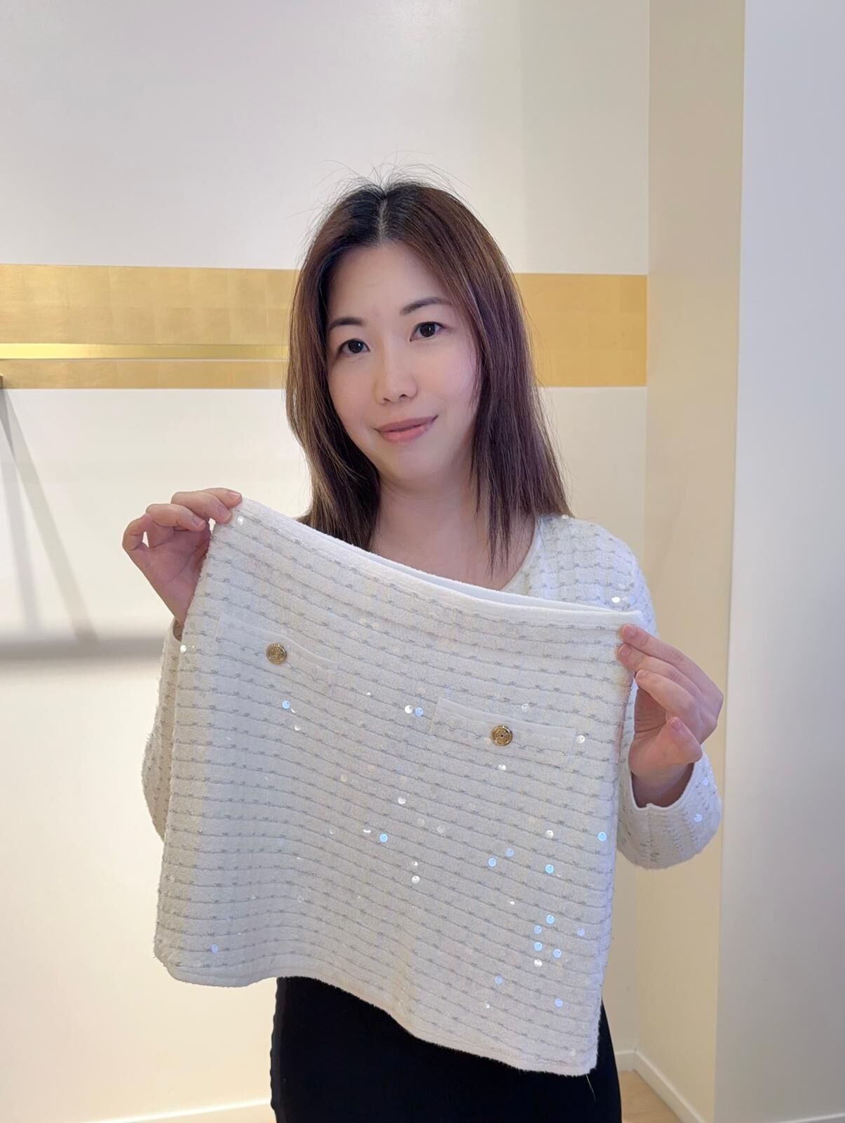 Maje 白色短裙 #MFPJU01356