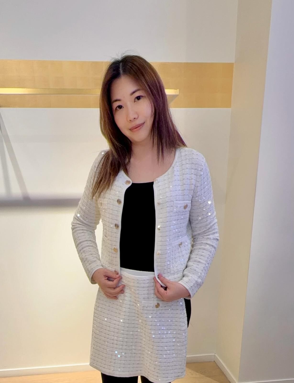 Maje 白色短裙 #MFPJU01356