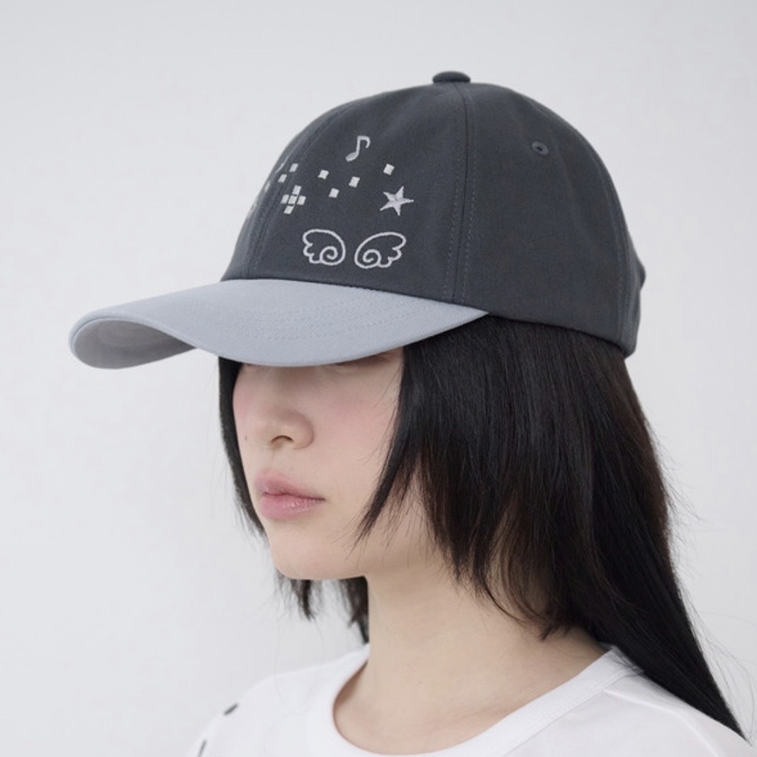 BAUF 天使旋律 撞色棒球帽 老帽 兩色 韓國代購