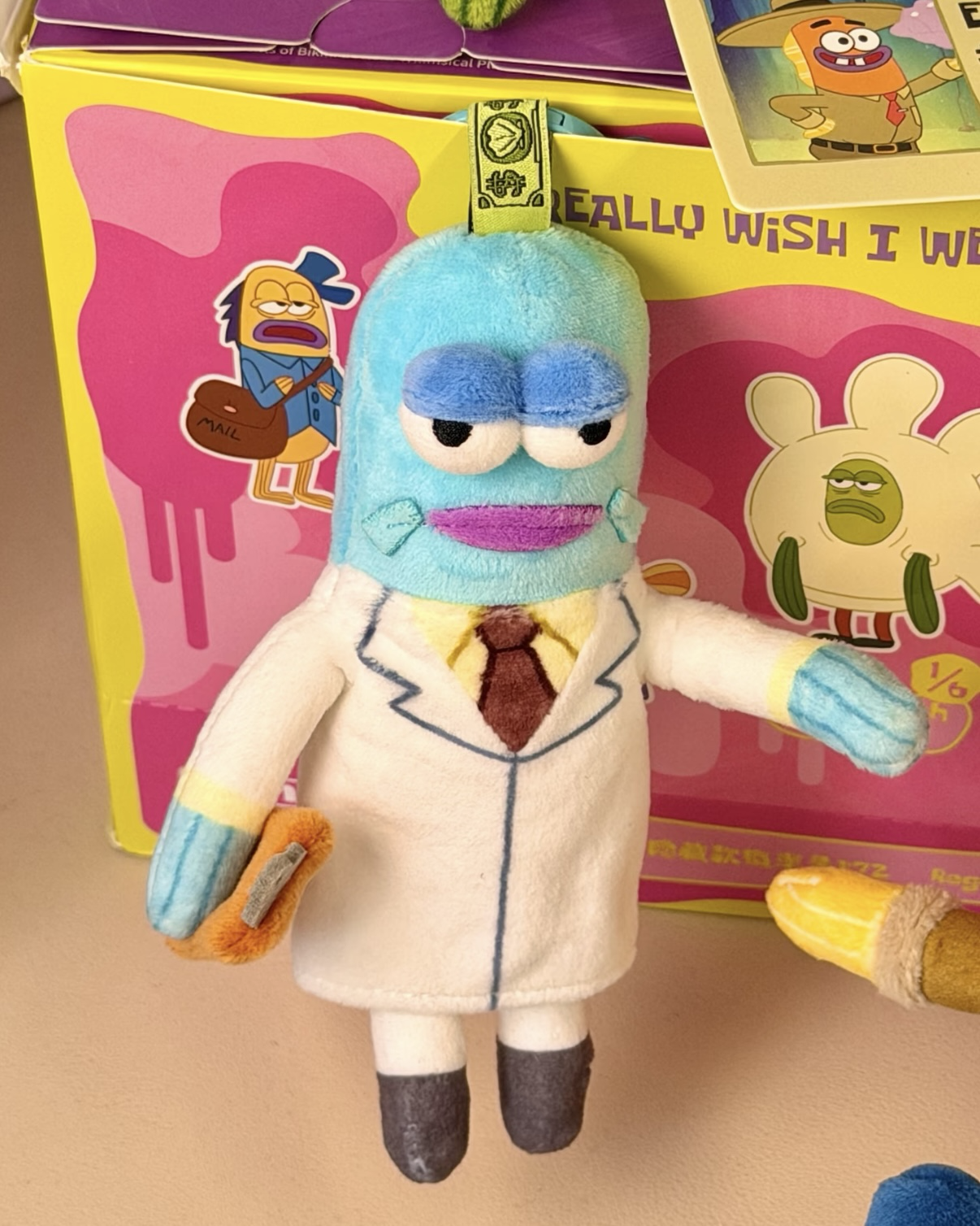 <官方正版>POPMART 泡泡瑪特 海綿寶寶 比奇堡的居民們系列 二代 盲盒 搞怪 毛絨 吊飾