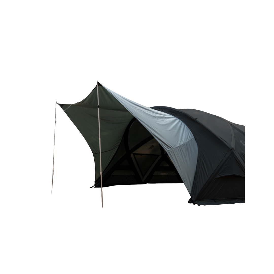 Minimal Works｜Shelter GM 氣柱式庇護帳專用前庭｜森林炭灰