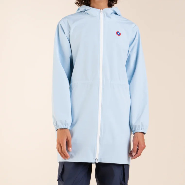 1FL0401-094 [FLOTTE] Amelot Couleur - Long Raincoat Ciel #20300 (EU)