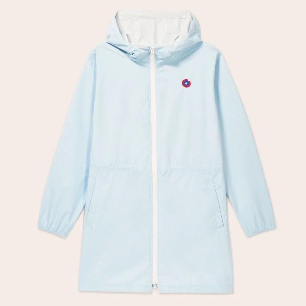 1FL0401-094 [FLOTTE] Amelot Couleur - Long Raincoat Ciel #20300 (EU)