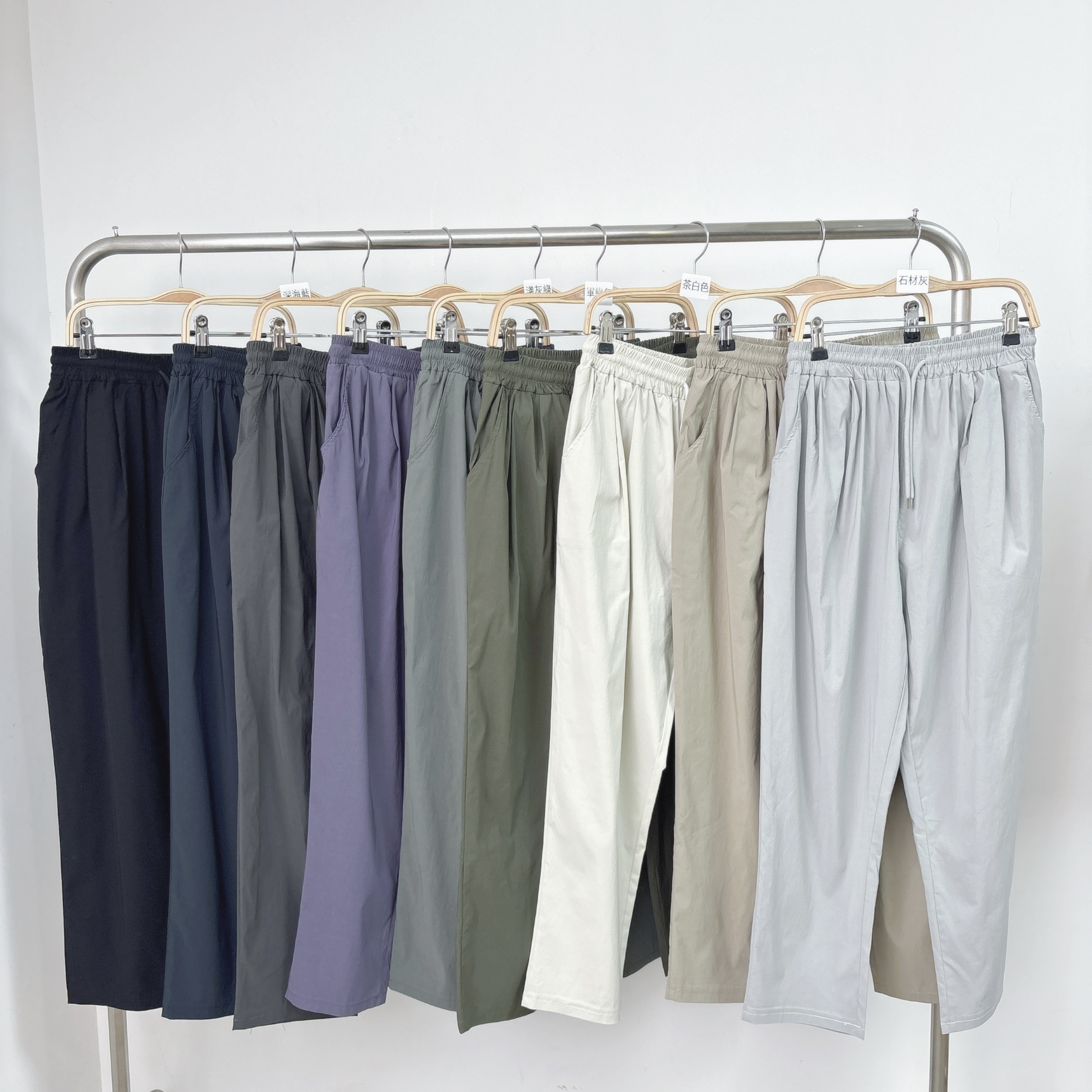 ⭐️⭐️【預訂】第N團～皇牌綁繩速乾9分修腳褲 (G129-G137)