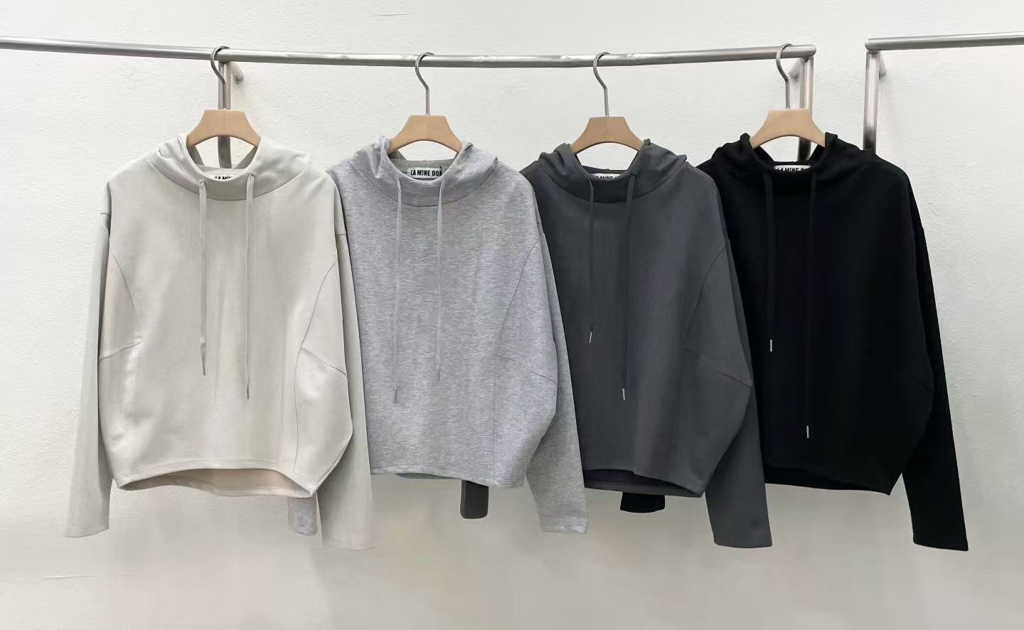 LA6029 小企領連帽衛衣