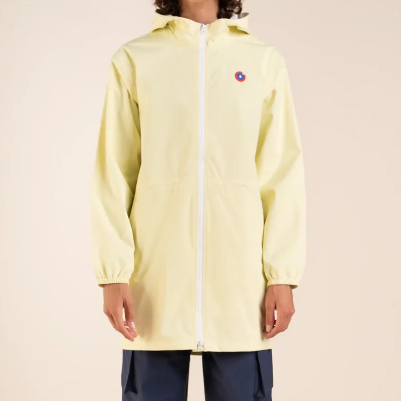 1FL0401-095 [FLOTTE] Amelot Couleur - Long Raincoat Butter #20300 (EU)