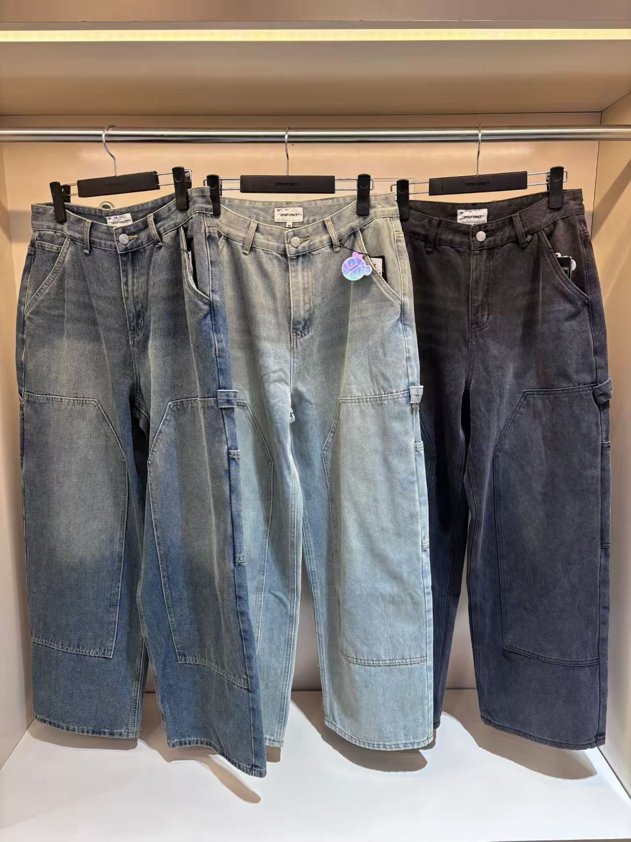 韓國代購 棒棒糖 明星同款 牛仔褲DYSFUNCT 03