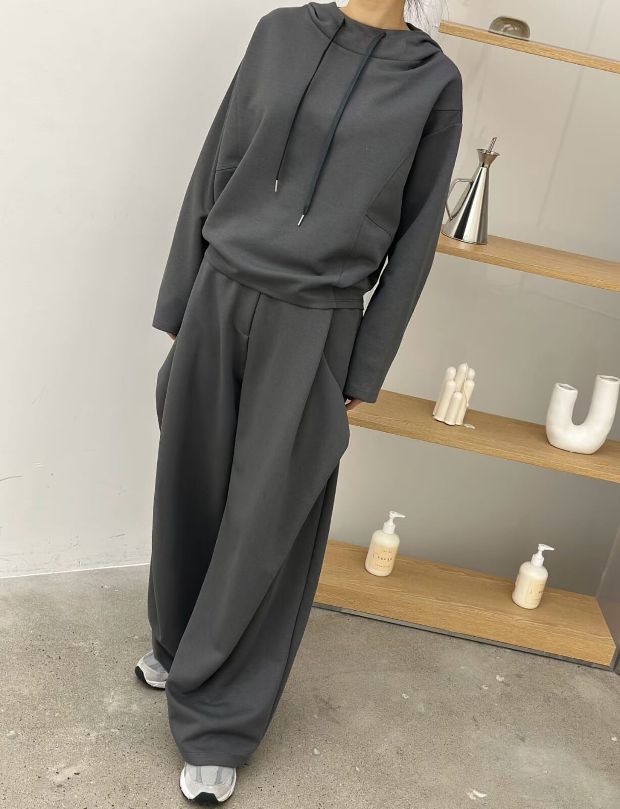 LA6029 小企領連帽衛衣