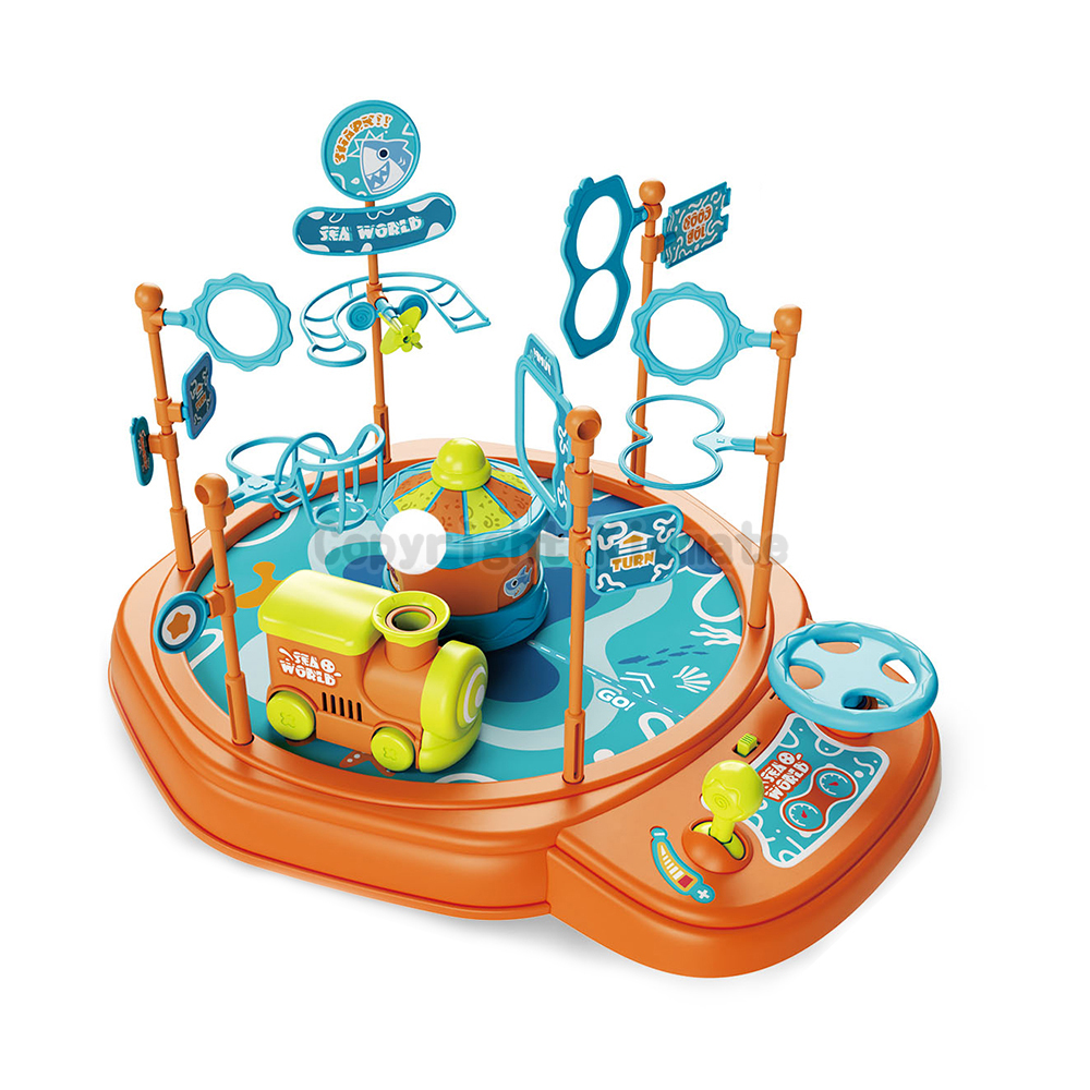 《 KIDMATE 》 吹氣火車闖關大冒險(橘)